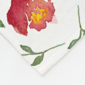 Fenster-Blume Fleecedecke (Ecke)