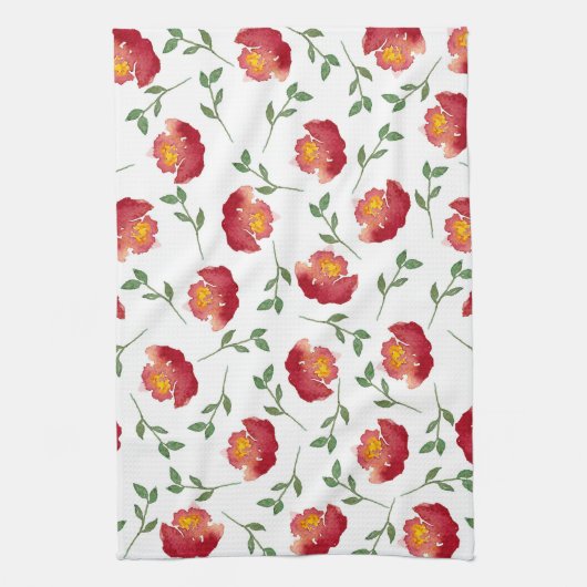 Fenster-Blume Geschirrtuch (Vertikal)