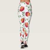 Fenster-Blume Leggings (Rückseite)