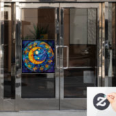Fenster "Celestial Bodies" Fensteraufkleber (Büro Tür)