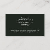 Fenster "Computerreparatur der Geschäftskartenscha Visitenkarte (Rückseite)