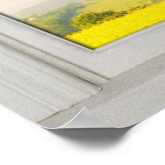 Fenster "Country Oak Tree" mit einer Anzeige Poster (Ecke)