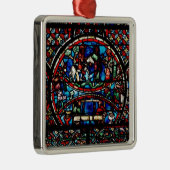 Fenster, das den barmherzigen Samariter darstellt Ornament Aus Metall (Rechts)