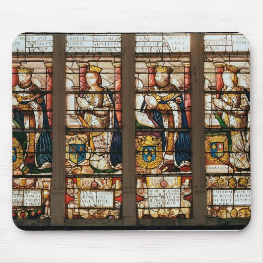 Fenster, das Francois de Bourbon darstellt Mousepad (Vorne)