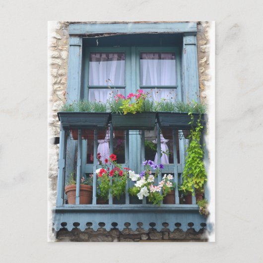 Fenster der Dordogne Postkarte (Vorderseite)