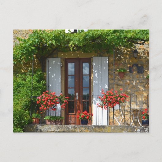 Fenster der Dordogne Postkarte (Vorderseite)