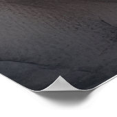 Fenster der Einsamkeit: Aquarellbild Poster (Ecke)