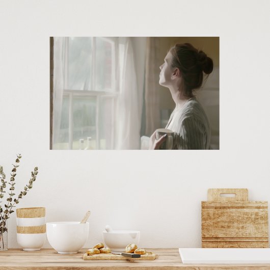 Fenster der Küche Poster (Küche)