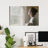 Fenster der Küche Poster (Heimbüro)