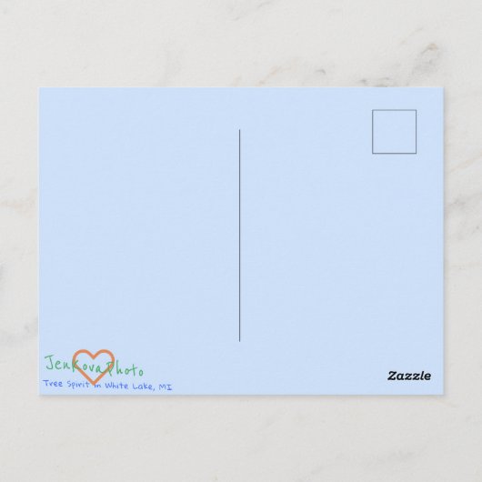 Fenster der Postkarte (Rückseite)