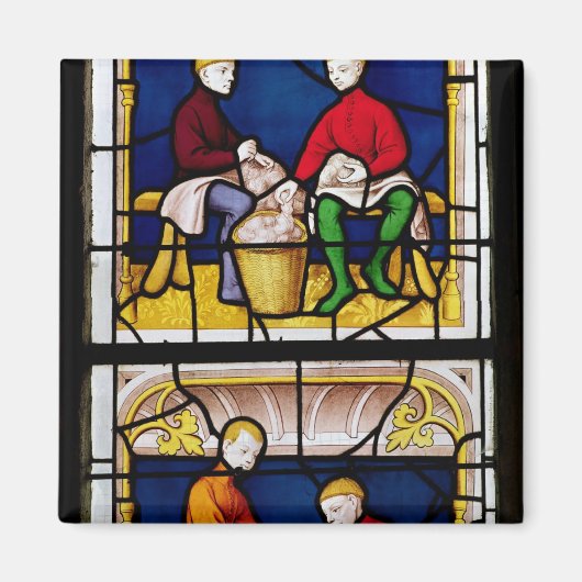 Fenster des Stoffhändlers Magnet (Vorne)