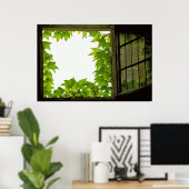 Fenster drucken poster (Heimbüro)
