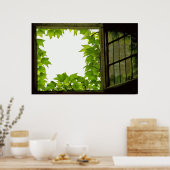 Fenster drucken poster (Küche)