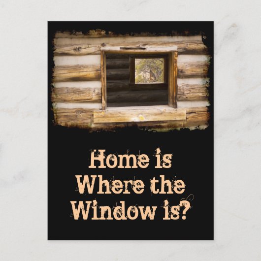 Fenster durch und durch Kabinen Postkarte (Vorderseite)