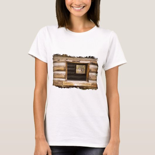 Fenster durch und durch Kabinen T-Shirt (Vorderseite)