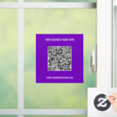 Fenster "Farbe der QR-Code-Website" Fensteraufkleber (Zuhause)