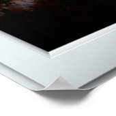 Fenster "Flying Bird"-Silhouette mit View Illusion Poster (Ecke)