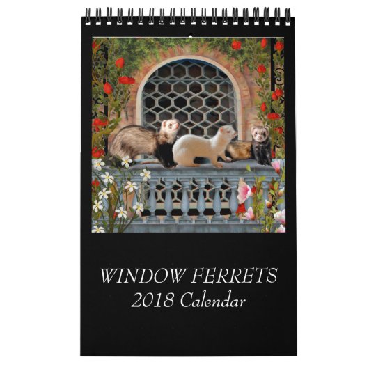 Fenster-Frettchen-Kalender Kalender (Titelbild)