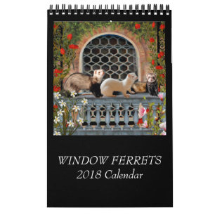 Fenster-Frettchen-Kalender Kalender