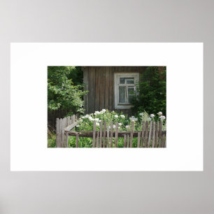 Fenster - Gerahmter Druck Poster