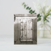 Fenster, Gravelines, FRANKREICH Postkarte (Stehend Vorderseite)