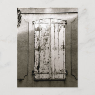 Fenster, Gravelines, FRANKREICH Postkarte