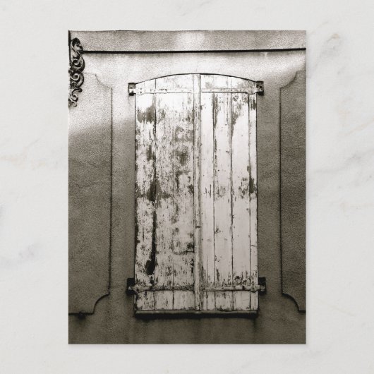 Fenster, Gravelines, FRANKREICH Postkarte (Vorderseite)