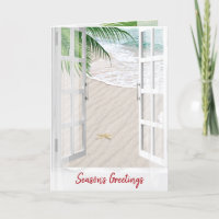 Fenster "Greetings Beach" der Saison