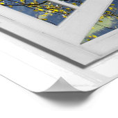 Fenster "Herbstlaub Berglage" Imitate im Herbst Poster (Ecke)