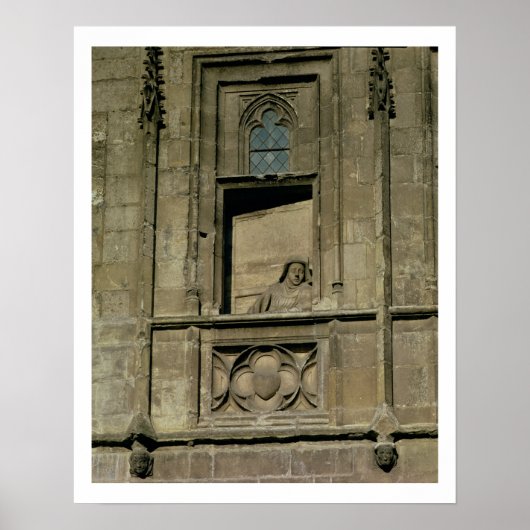 Fenster im Eingang mit einer Figur Poster (Vorne)