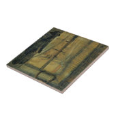 Fenster im Restaurant Bataille von Vincent van Gog Fliese (Seite)