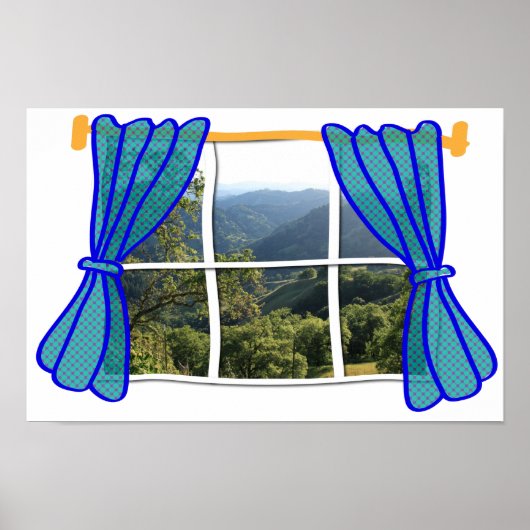 Fenster "Imitate" für "Kein Fenster" Poster (Vorne)