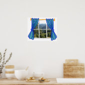 Fenster "Imitate" für "Kein Fenster" Poster (Küche)