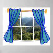 Fenster "Imitate" für "Kein Fenster" Poster (Vorne)