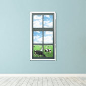 Fenster "Imitate" Leinwanddruck (Insitu (Holzboden))