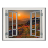 Fenster "Imitate zum Sonnenuntergang im koreanisch