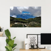 Fenster in den Wolken Poster (Heimbüro)