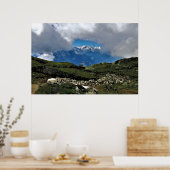 Fenster in den Wolken Poster (Küche)