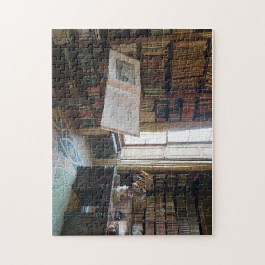 Fenster in der Bibliothek Puzzle (Vertikal)