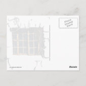 Fenster in einer Steinmauer Postkarte (Rückseite)