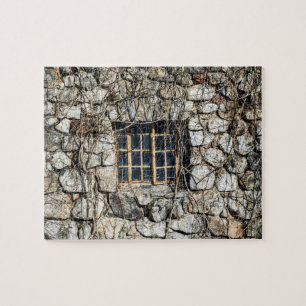 Fenster in einer Steinmauer Puzzle