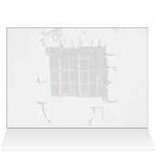 Fenster in einer Steinwand (Innenansicht Horizontal (Oben))