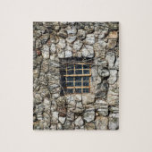Fenster in einer Steinwand Puzzle (Vertikal)
