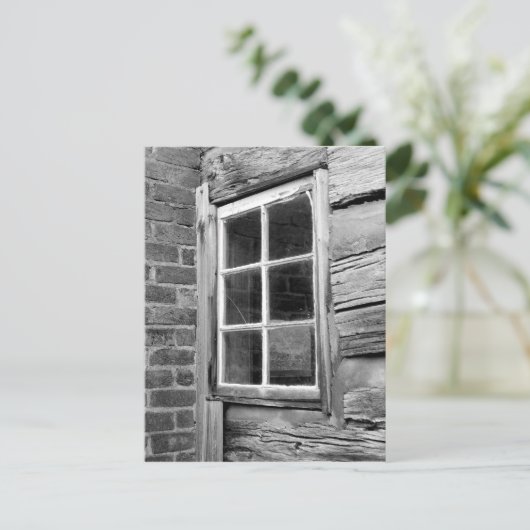 Fenster in gestern postkarte (Stehend Vorderseite)