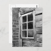Fenster in gestern postkarte (Vorne/Hinten)