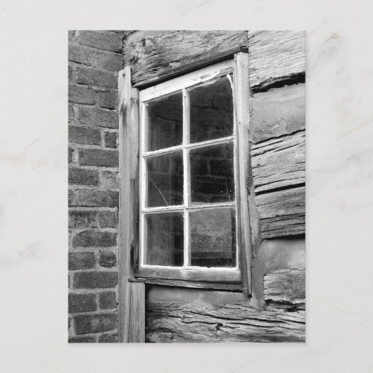 Fenster in gestern postkarte (Vorderseite)