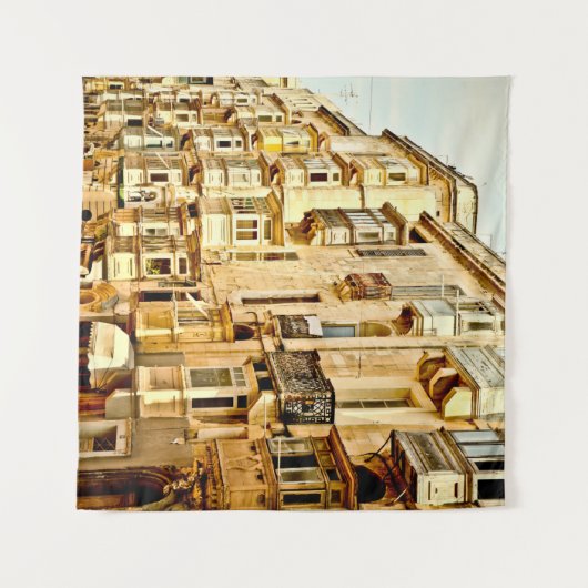 Fenster in Maltamalta, antike Fenster, Architekt Wandteppich (Vorderseite (Horizontal))