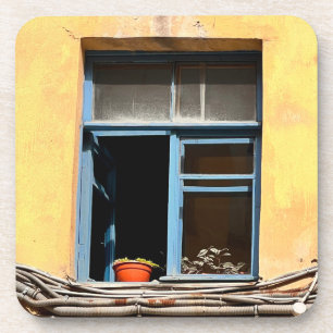 Fenster in Sankt Petersburg Getränkeuntersetzer