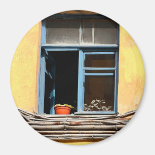 Fenster in Sankt Petersburg Magnet