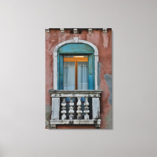 Fenster in Venedig Leinwanddruck